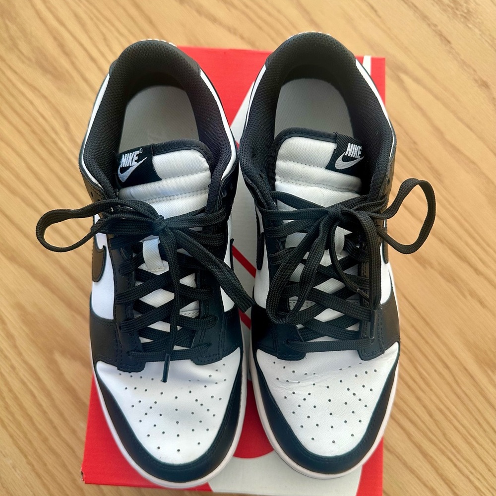Nike Women’s Dunk Low Pandas - Picture 7 of 8